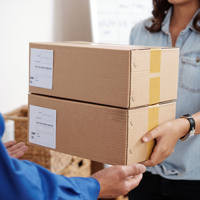How to pack and ship packages at home