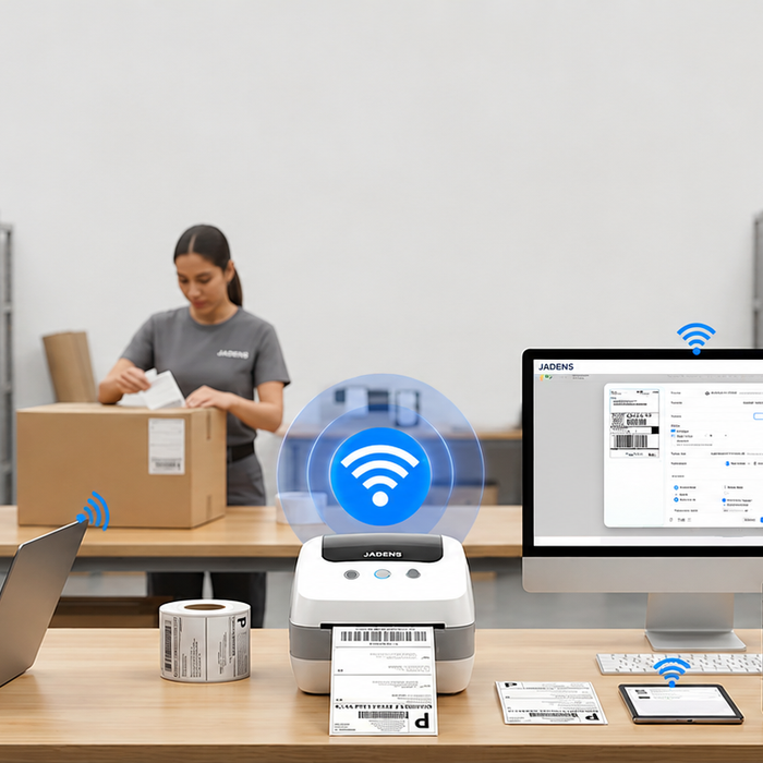 JADENS 410WF: A Smarter Wi-Fi Shipping Label Printer for Growing Businesses