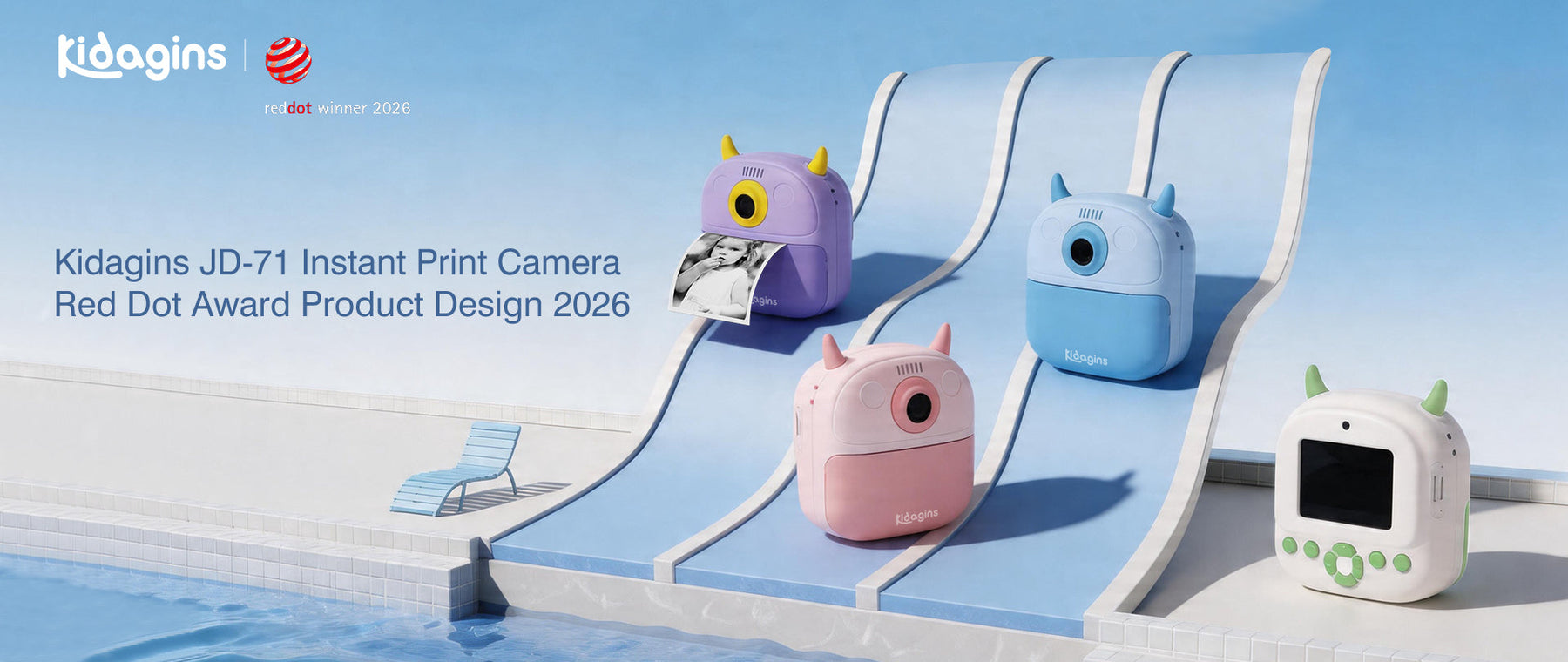Celebrating Design Excellence: Kidagins Instant Print Camera Wins the 2026 Red Dot Award for Product Design!