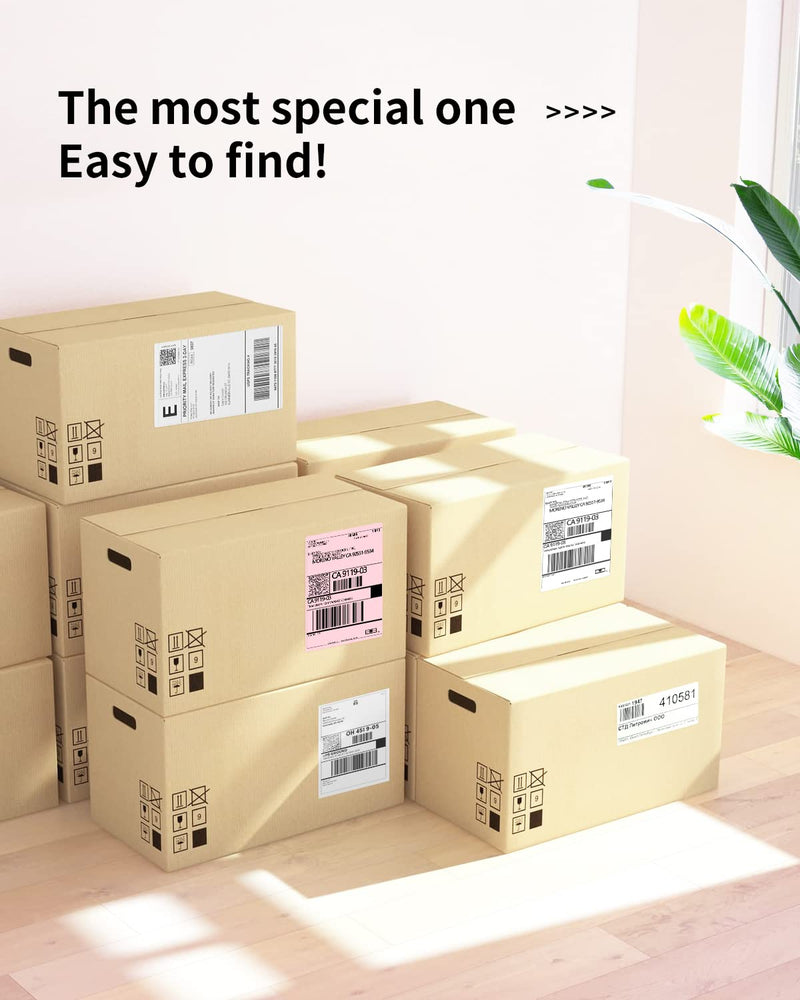 JADENS 4x6" Thermal Direct Shipping Labels - FanFold (250 Labels)