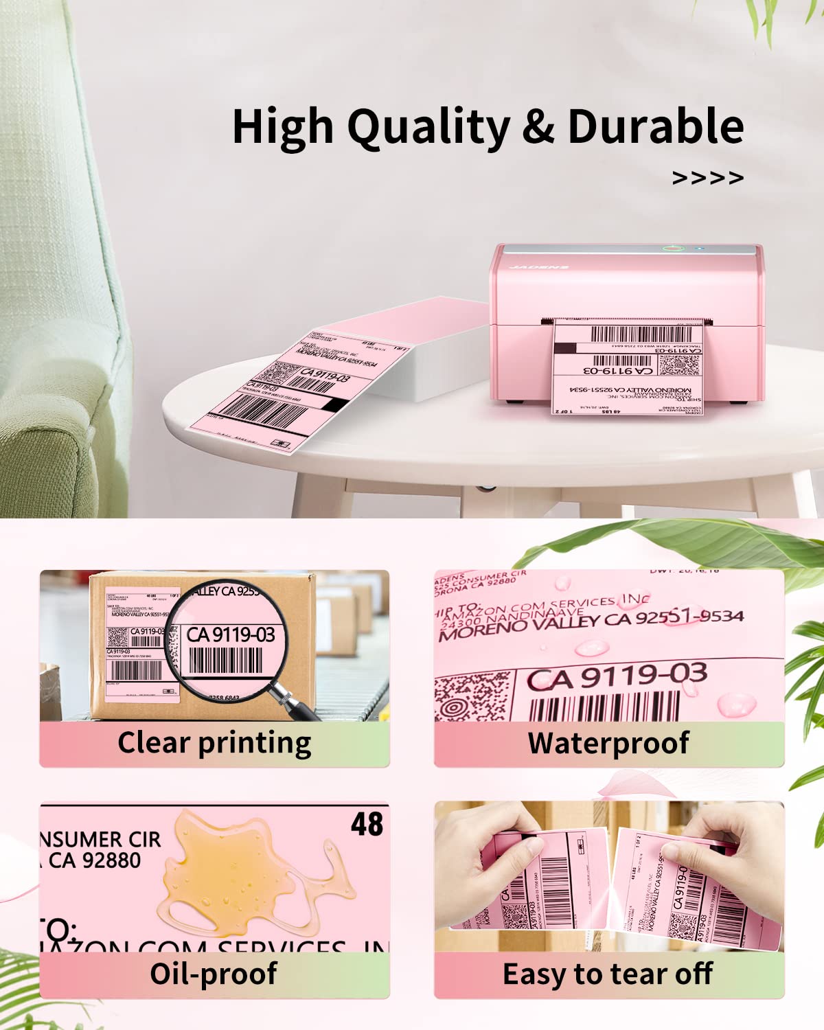 4x6 Inch Thermal Direct Shipping Labels - FanFold (250 Labels