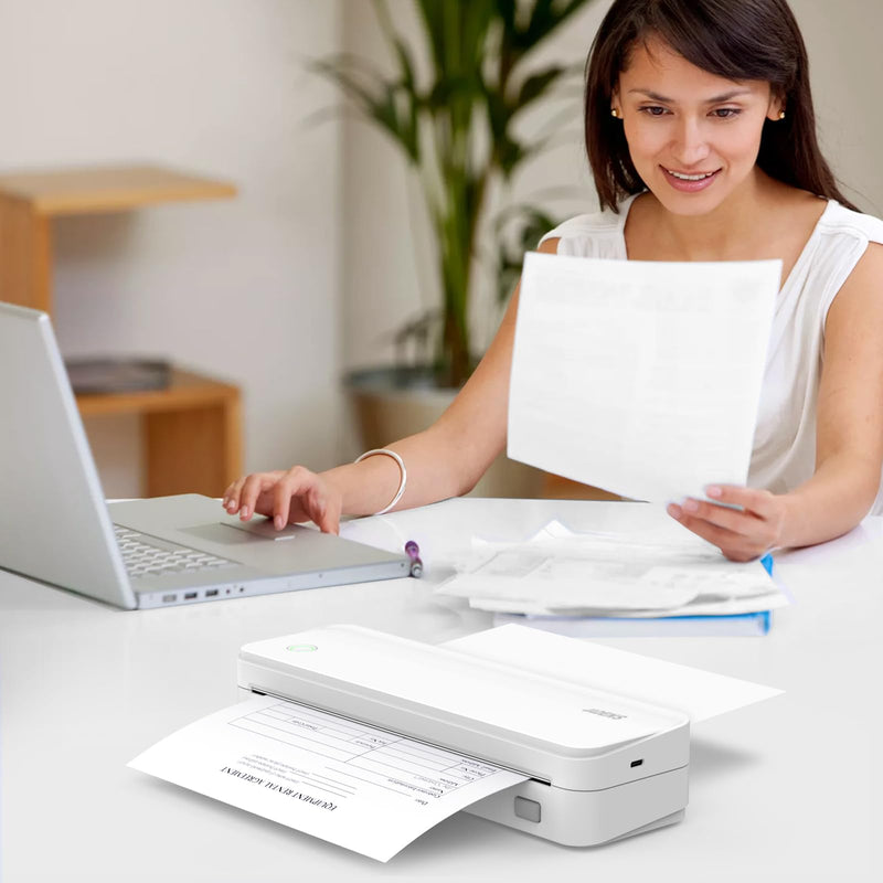JADENS 8.5''x11'' US Letter Size Quick-Dry Thermal Printer Paper