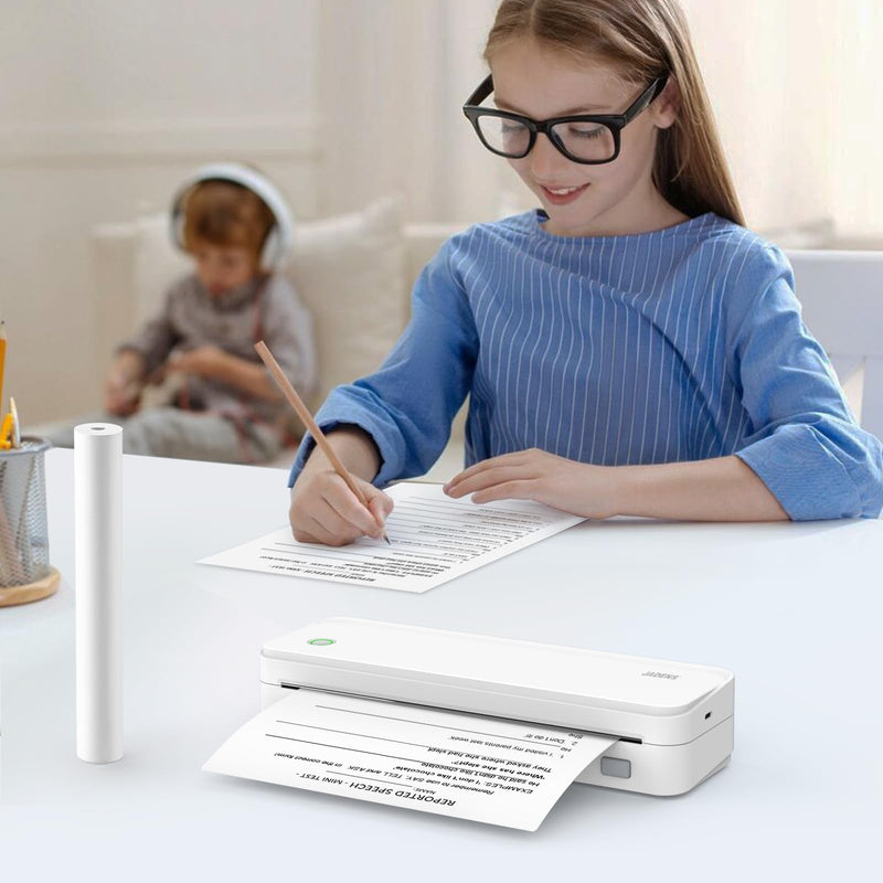 JADENS 8.5''x11'' US Letter Size Quick-Dry Thermal Printer Paper