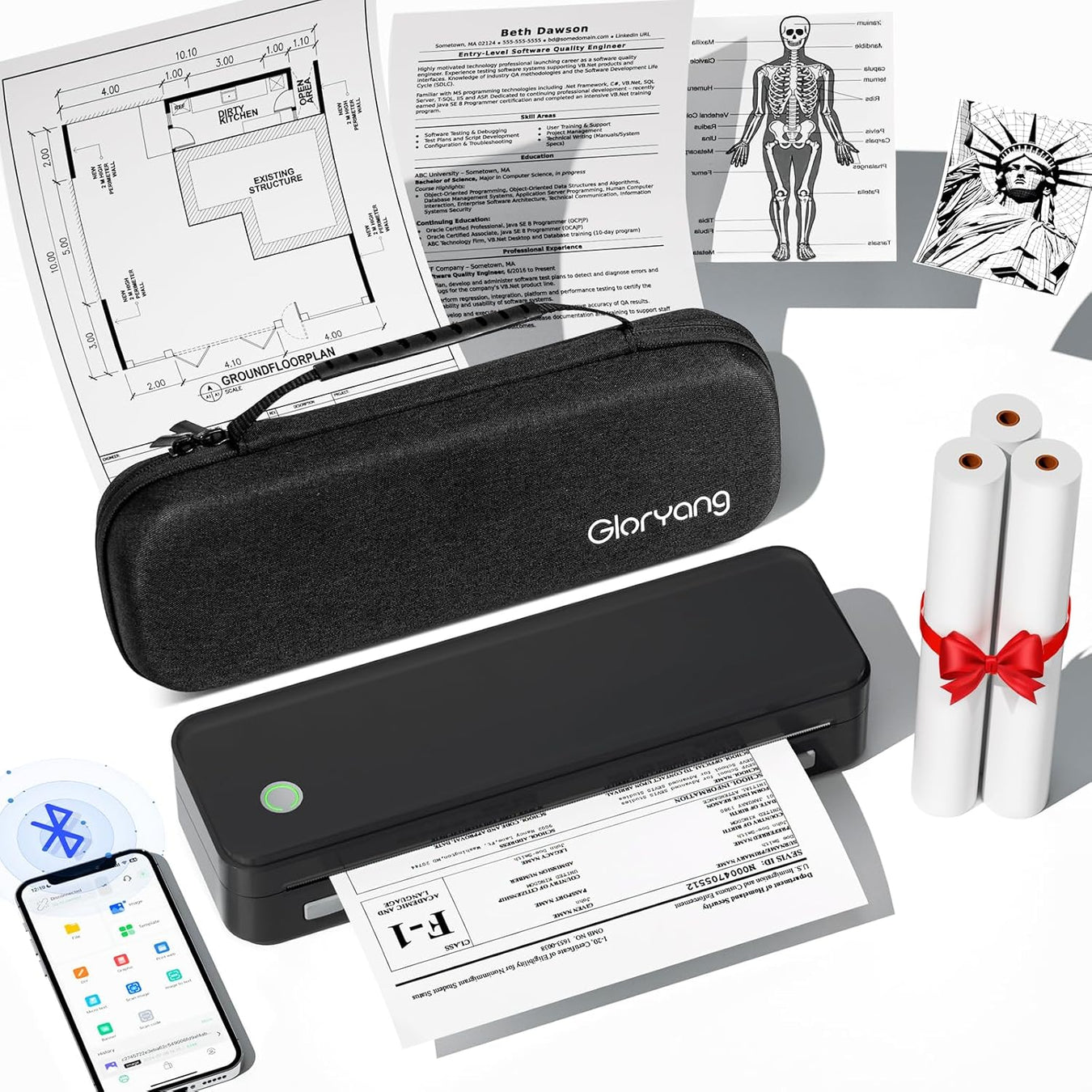 Gloryang Portable Thermel Printer