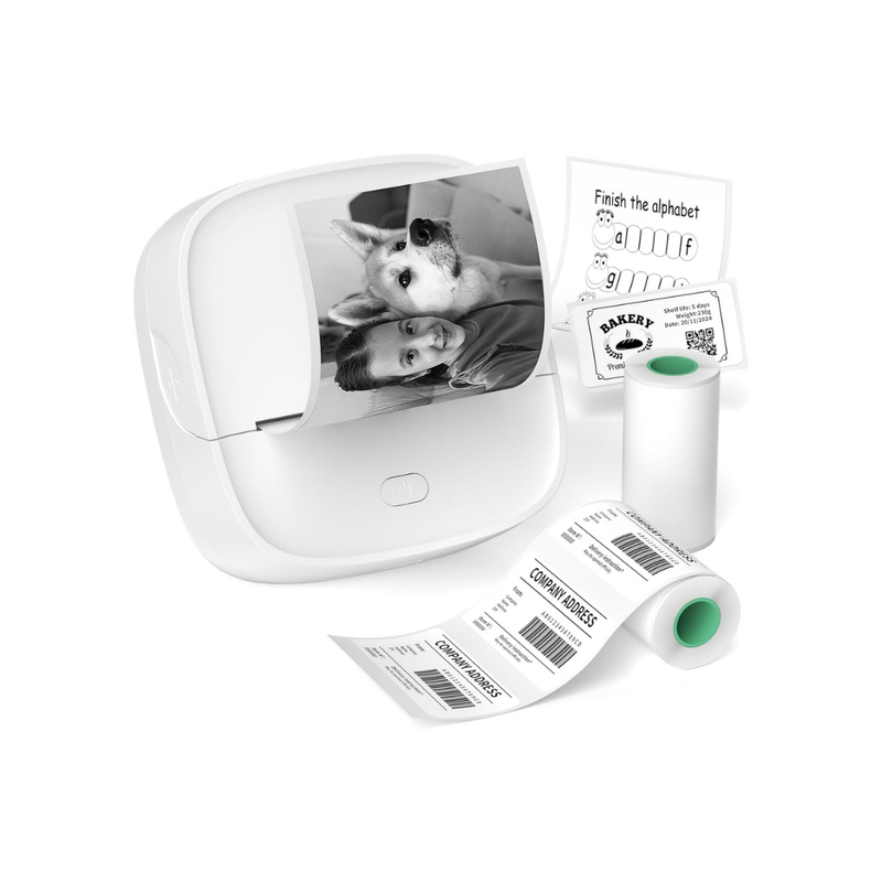 JD-23 Mini 2 Inch Thermal Sticker Printer White