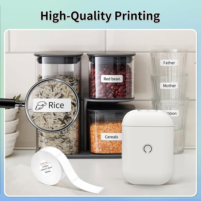 JADENS D11 Pro Portable Bluetooth Mini Sticker Label Printer