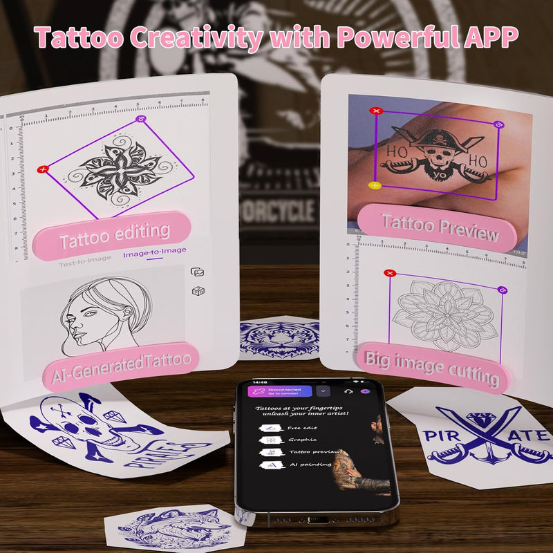 JADENS JD-116 Bluetooth Thermal Tattoo Stencil Printer