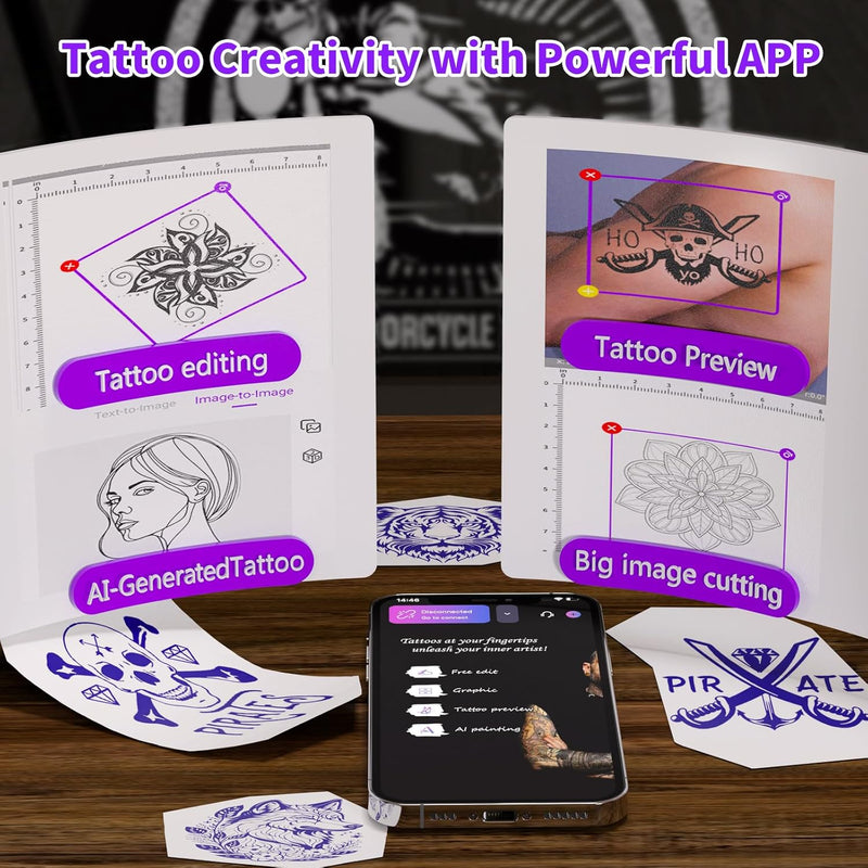 JADENS JD-116 Bluetooth Thermal Tattoo Stencil Printer
