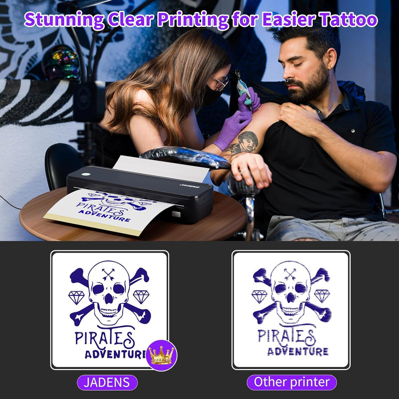 JADENS JD-116 Bluetooth Thermal Tattoo Stencil Printer