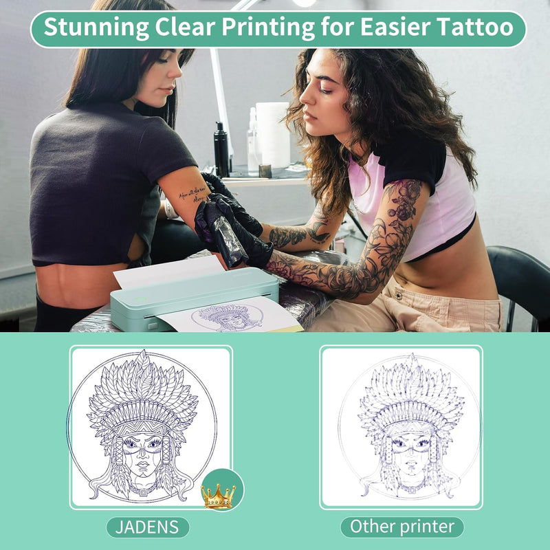 JADENS JD-116 Bluetooth Thermal Tattoo Stencil Printer