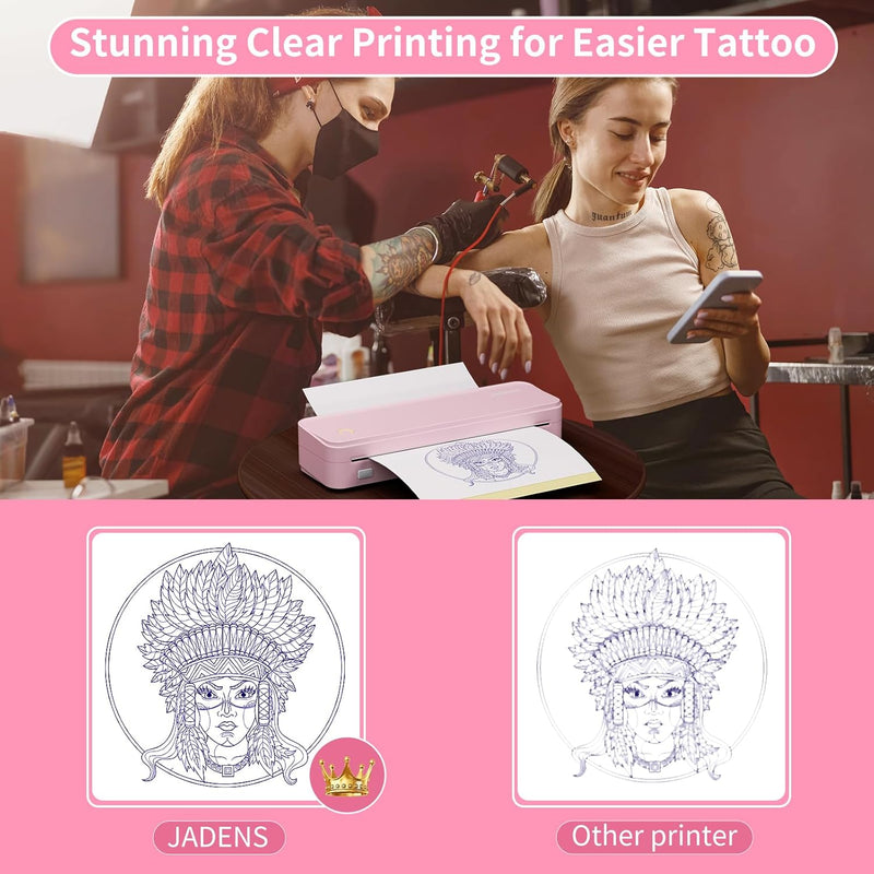 JADENS JD-116 Bluetooth Thermal Tattoo Stencil Printer
