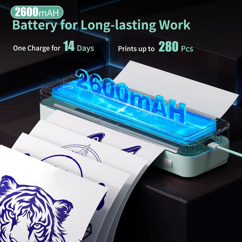 JADENS JD-116 Bluetooth Thermal Tattoo Stencil Printer