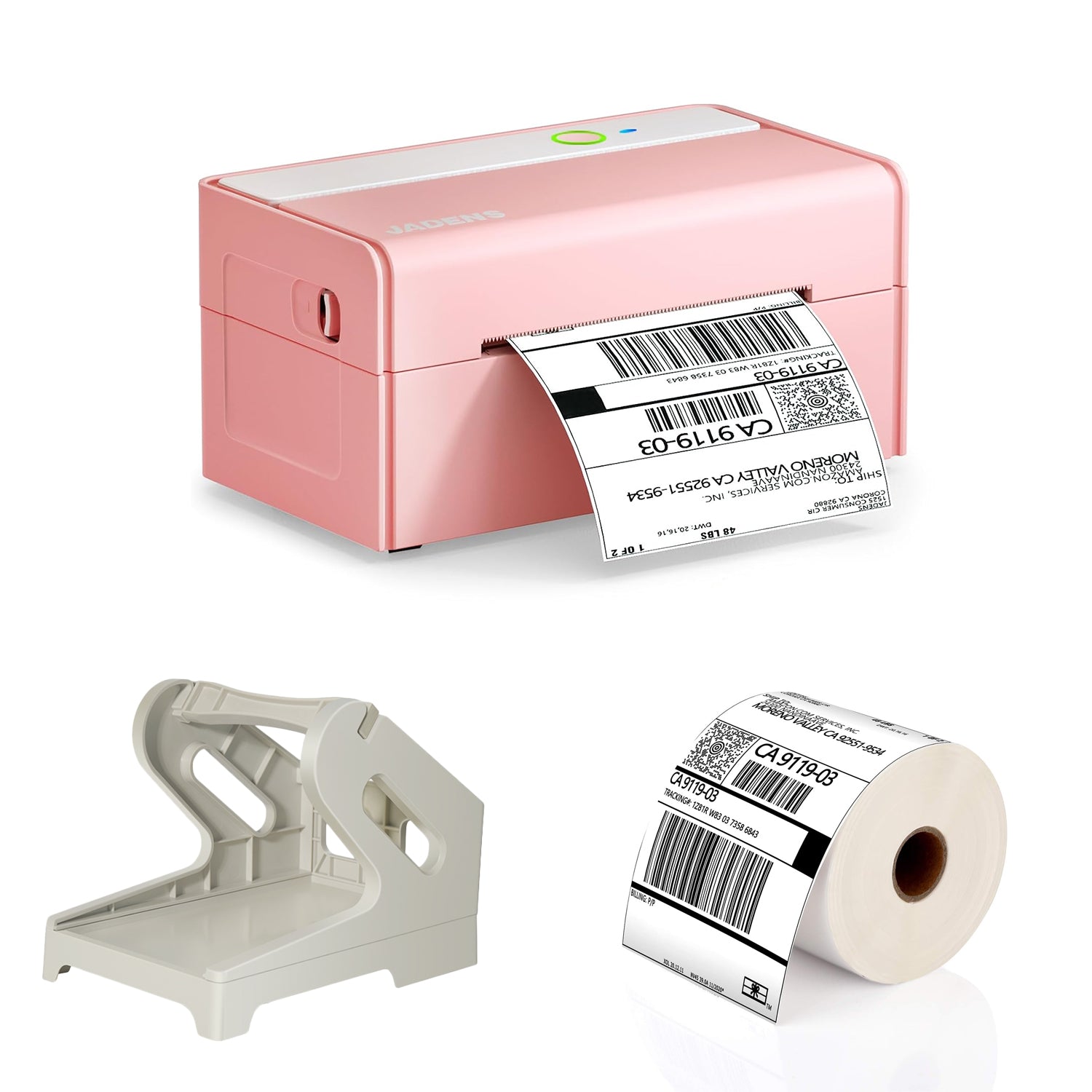 JADENS 468BT 4X6'' Thermal Shipping Label Printer Kit