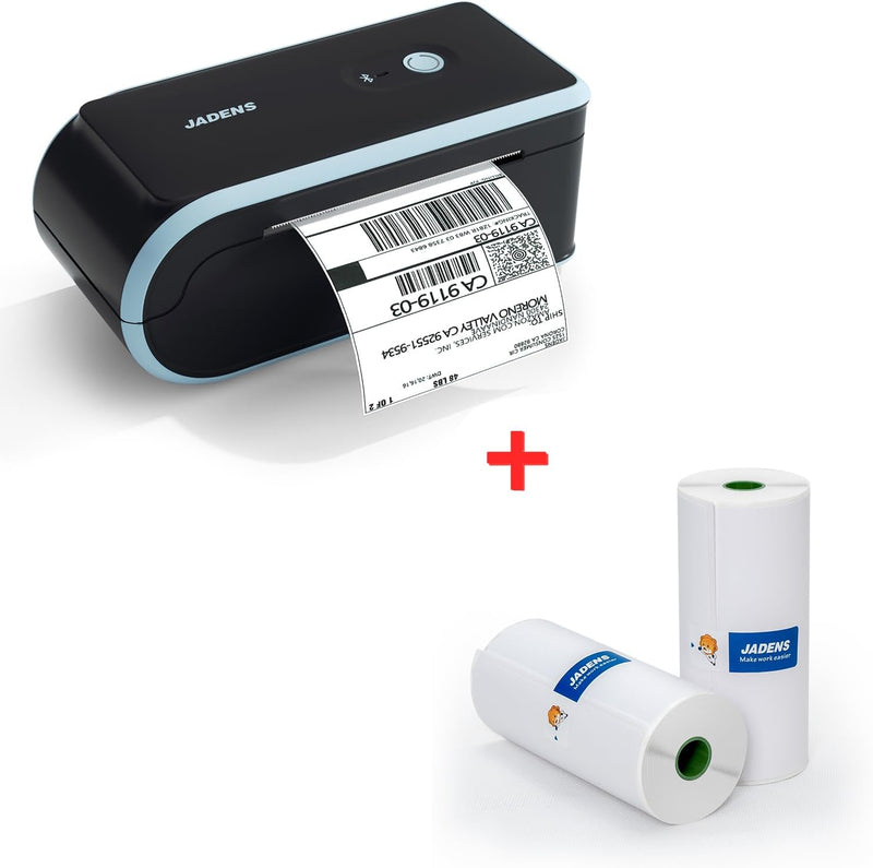 JADENS C10 Bluetooth Thermal Shipping Label Printer