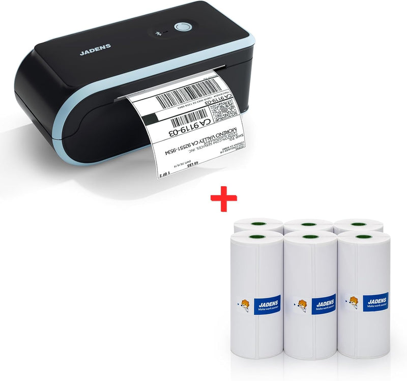JADENS C10 Bluetooth Thermal Shipping Label Printer
