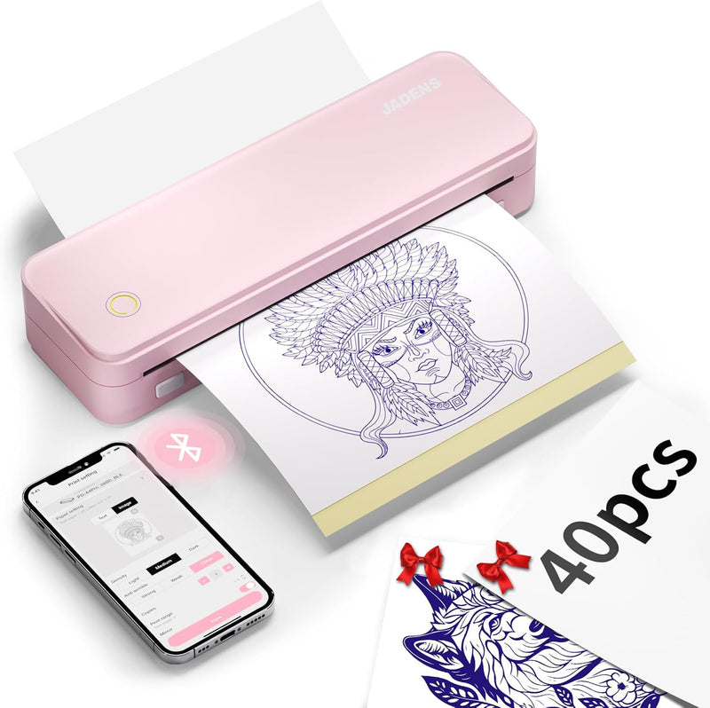 JADENS JD-116 Bluetooth Thermal Tattoo Stencil Printer