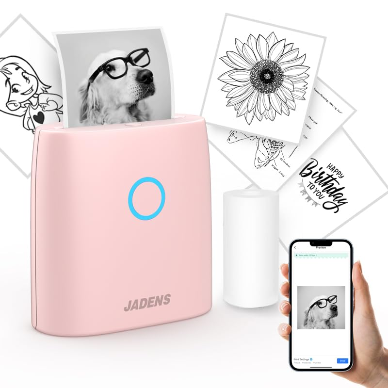JADENS JADENS JD-21  Bluetooth Mini Thermal Printer
