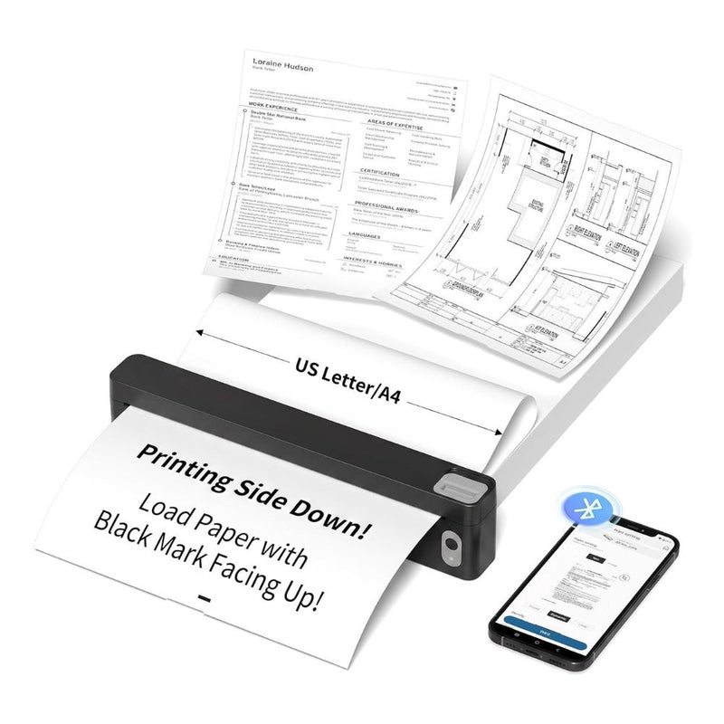 JADENS JD166 Next-Generation World's Smallest Inkless Portable Printer