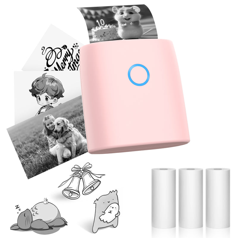 JADENS 2inch Thermal Printing Roll Paper White 3 Rolls For JD-21