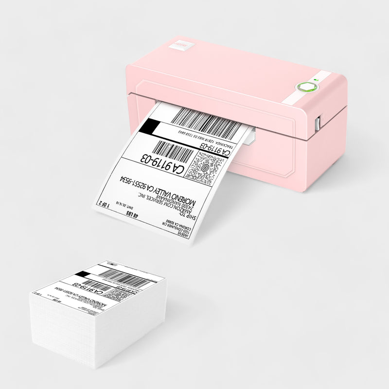 JADENS 268BT Bluetooth Thermal Shipping Label Printer  Support 4x6'' & More Size Labels