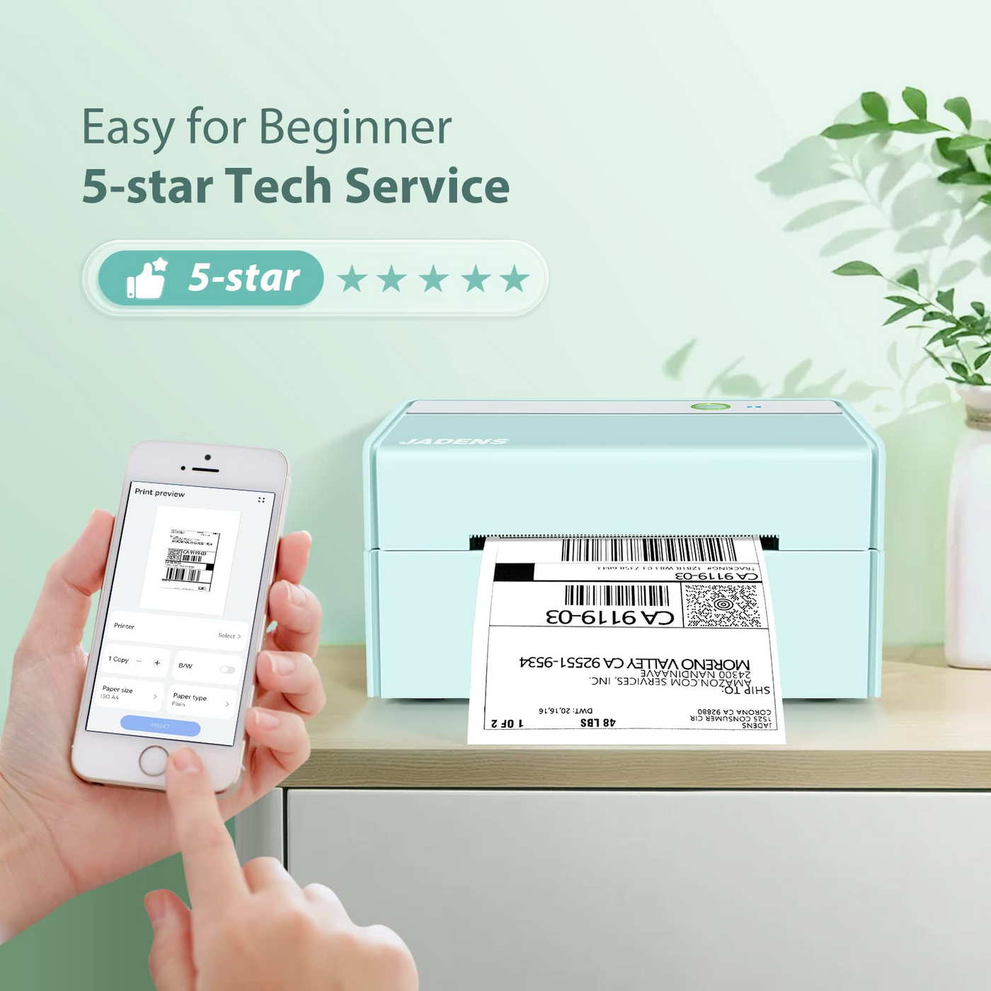 Inkless Thermal Shipping Labels Printer Enhance Business Efficiency ...