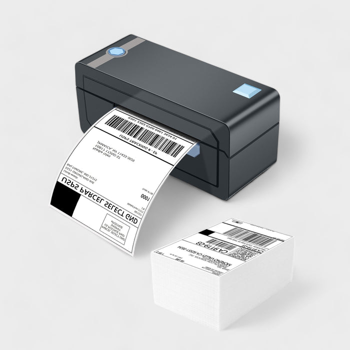 Shipping Label Printer 268BT - Bluetooth, Ink-Free, Multi-platform compatibility, Mobile/PC, 4x6''&More Size Labels