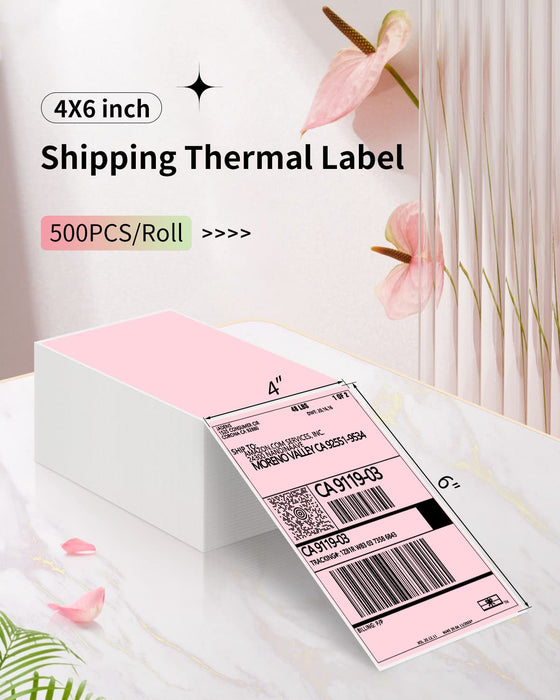 4x6" Thermal Direct Shipping Labels - FanFold