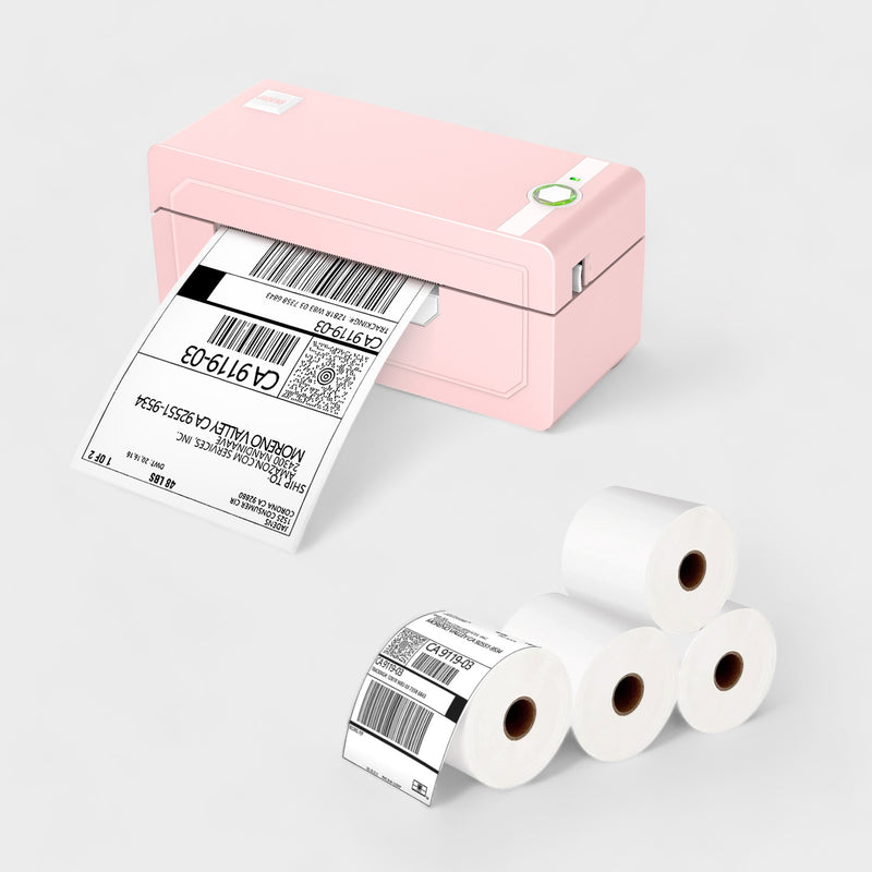 JADENS 268BT Bluetooth Thermal Shipping Label Printer  Support 4x6'' & More Size Labels