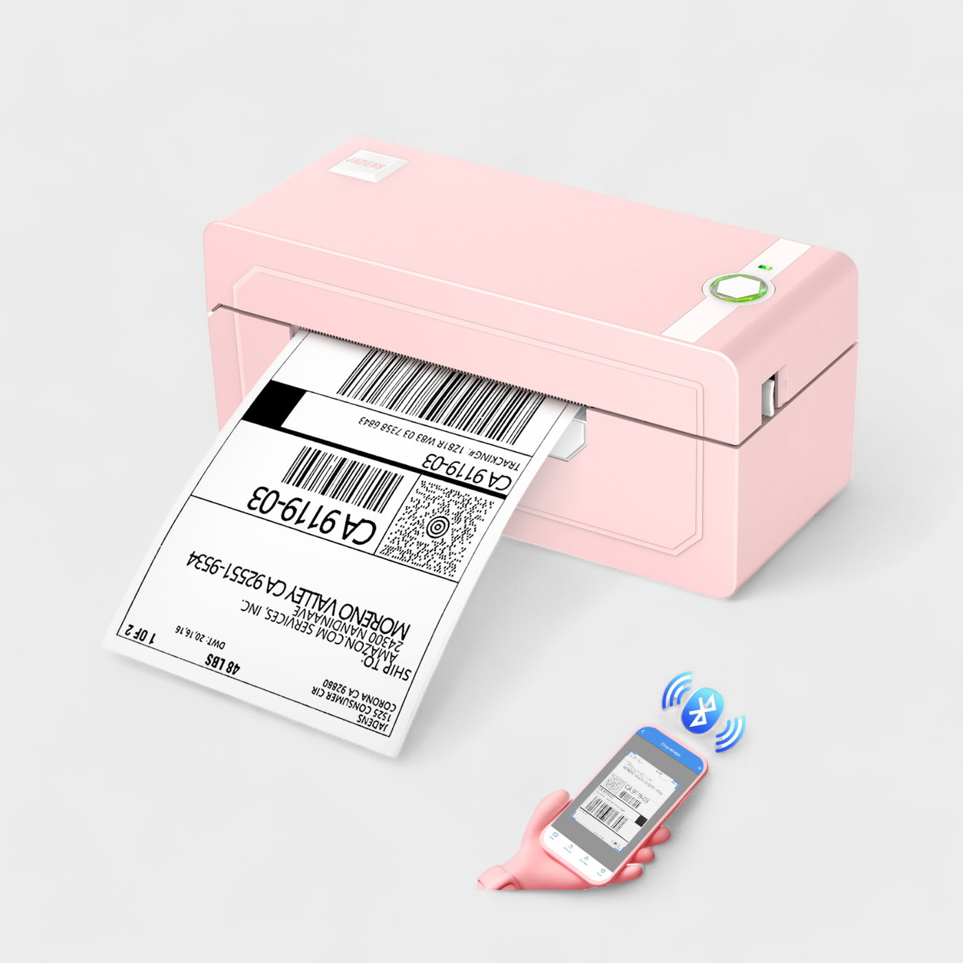 Thermal Shipping Label Printer 268BT - Bluetooth Shipping Printer — JADENS