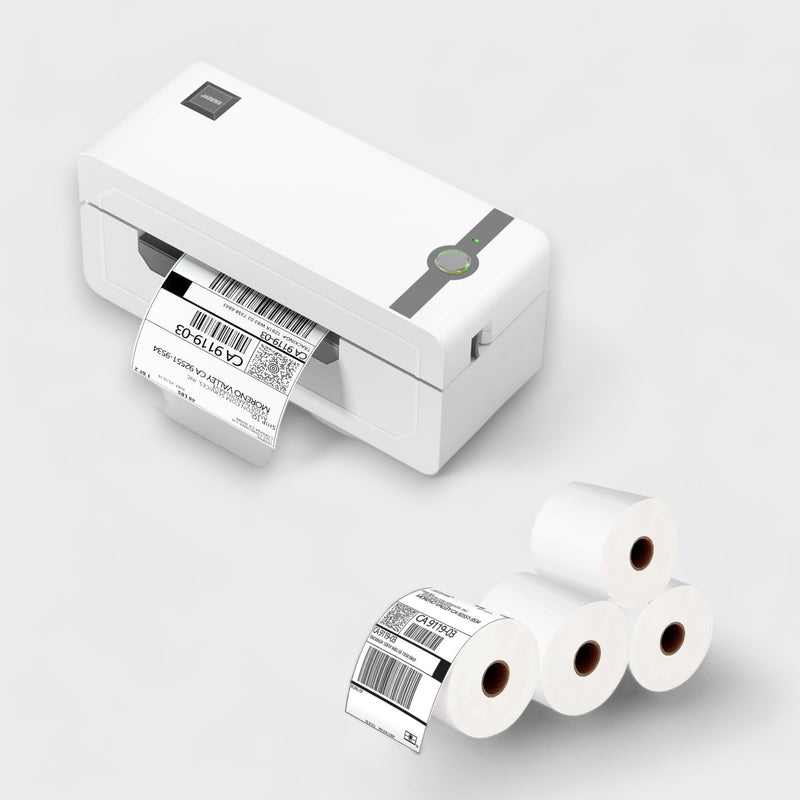 JADENS 268BT Bluetooth Thermal Shipping Label Printer  Support 4x6'' & More Size Labels