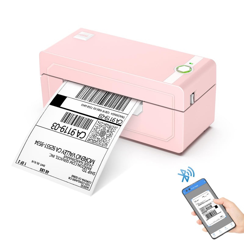 JADENS 268BT Bluetooth Thermal Shipping Label Printer  Support 4x6'' & More Size Labels