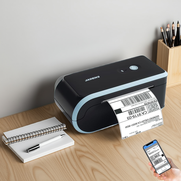 JADENS C10 Bluetooth Thermal Shipping Label Printer