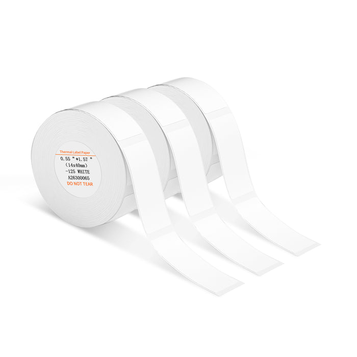 JADENS 0.55 x1.57'' White Label Maker Tape for JD-11