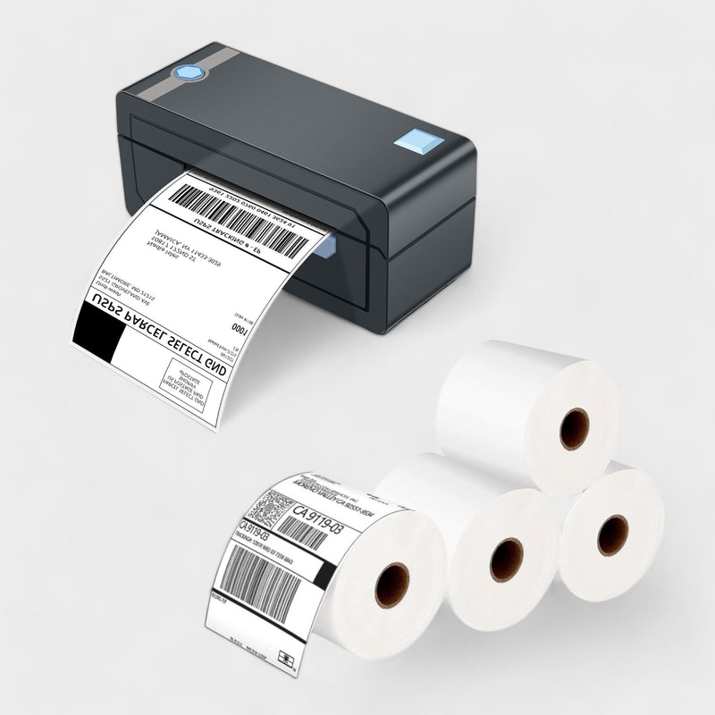 JADENS 268BT Bluetooth Thermo-Versandetikettendrucker Schwarz