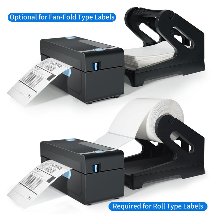 Label Holder for Label Rolls and Fanfold Labels - Rollo