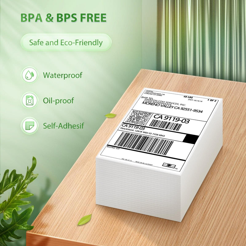 JADENS 3x5 Inch Thermal Shipping Labels for Labelling Printer
