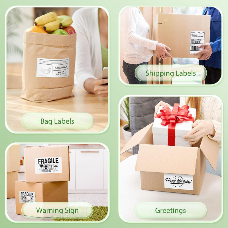 JADENS 3x5 Inch Thermal Shipping Labels for Labelling Printer