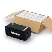 Free Label Printer 268BT Black with 12fans label