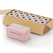 Free Label Printer 468BT Pink with 12rolls label