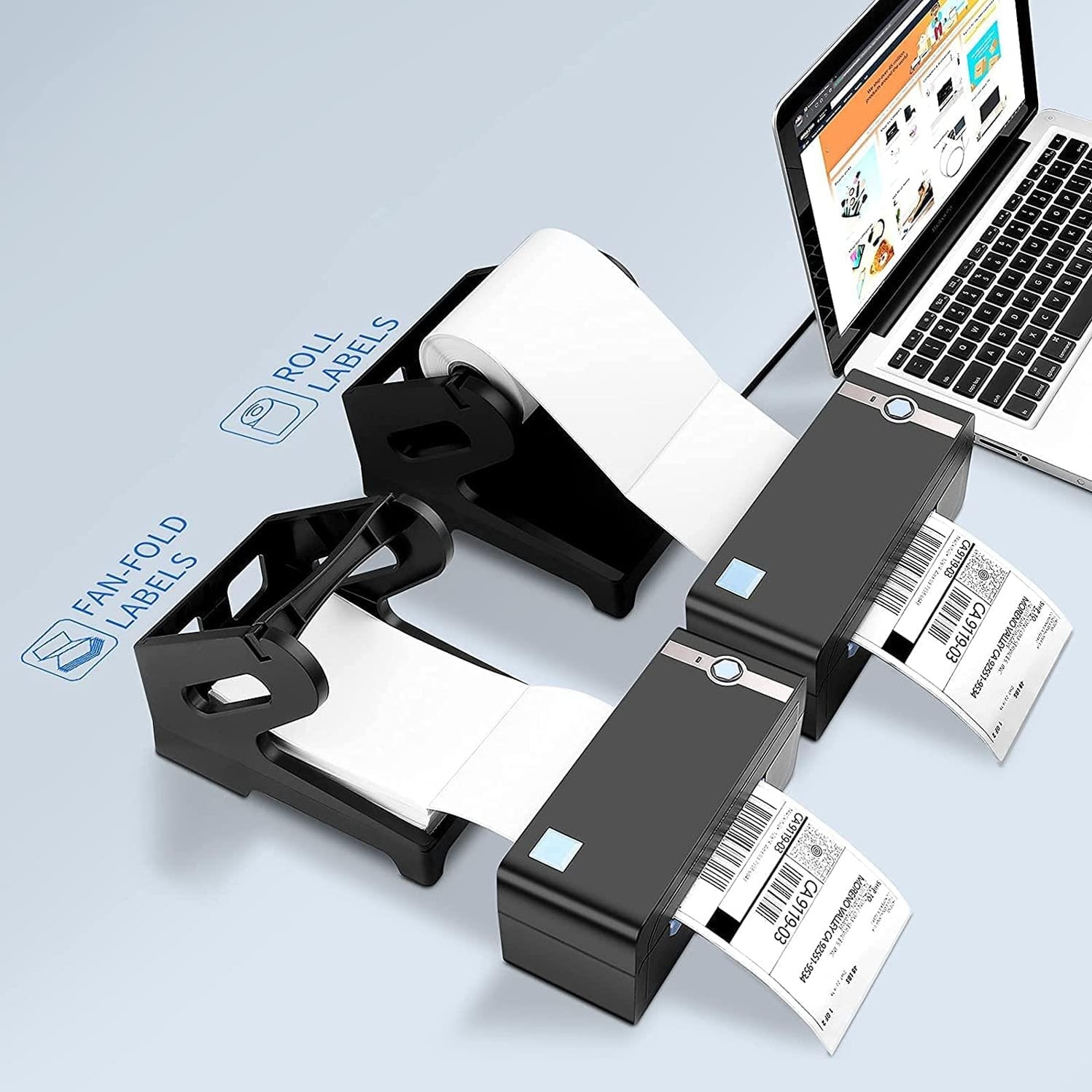 Shipping Label Printer Bluetooth Print for Main Shipping Company 268BT