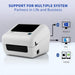 Shipping Label Printer 168BT White support for multiple system