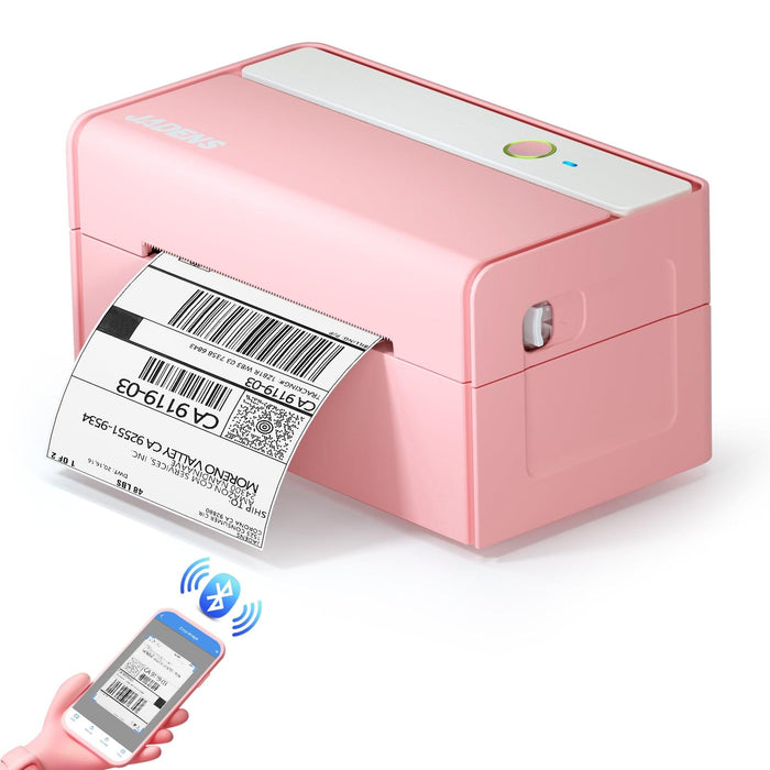 Jadens Shipping Label Printer 468bt Bluetooth Pink